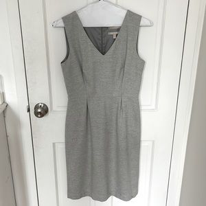 Banana Republic size 6 lined gray glimmer dress